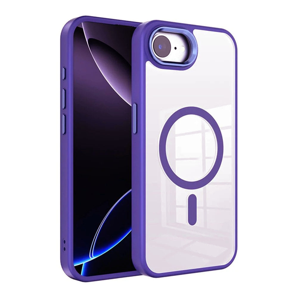 Coque hybride transparente MagSafe pour iPhone 16e Coque hybride transparente MagSafe pour iPhone 16e